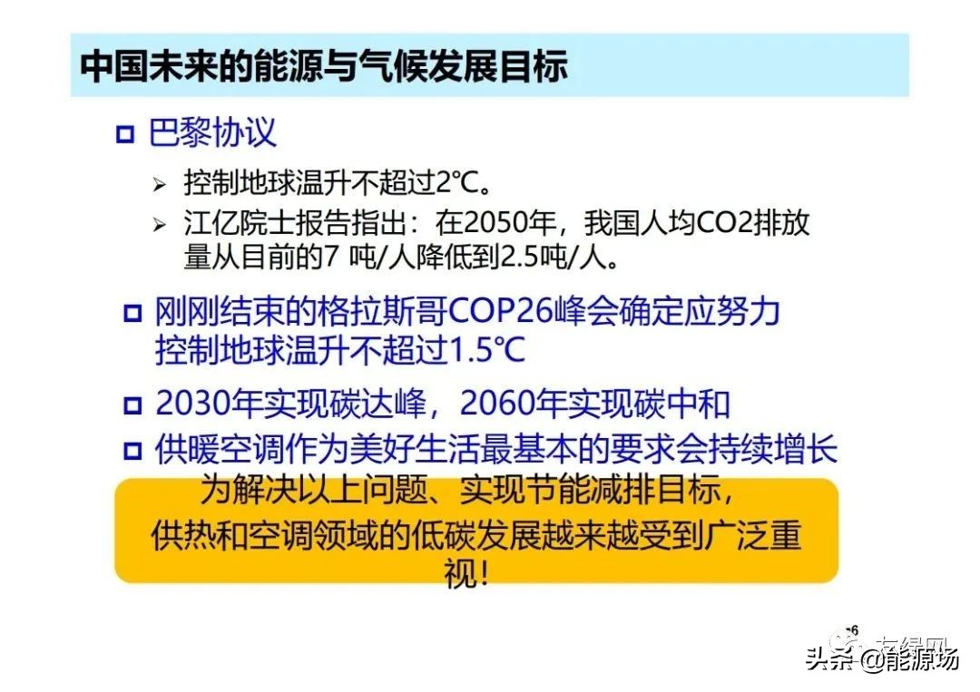 李先庭丨双碳目标背景下建筑空调供暖技术的发展趋势