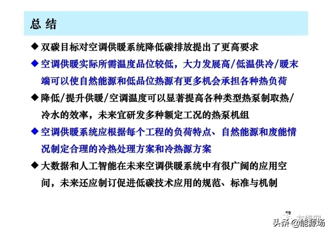 李先庭丨双碳目标背景下建筑空调供暖技术的发展趋势